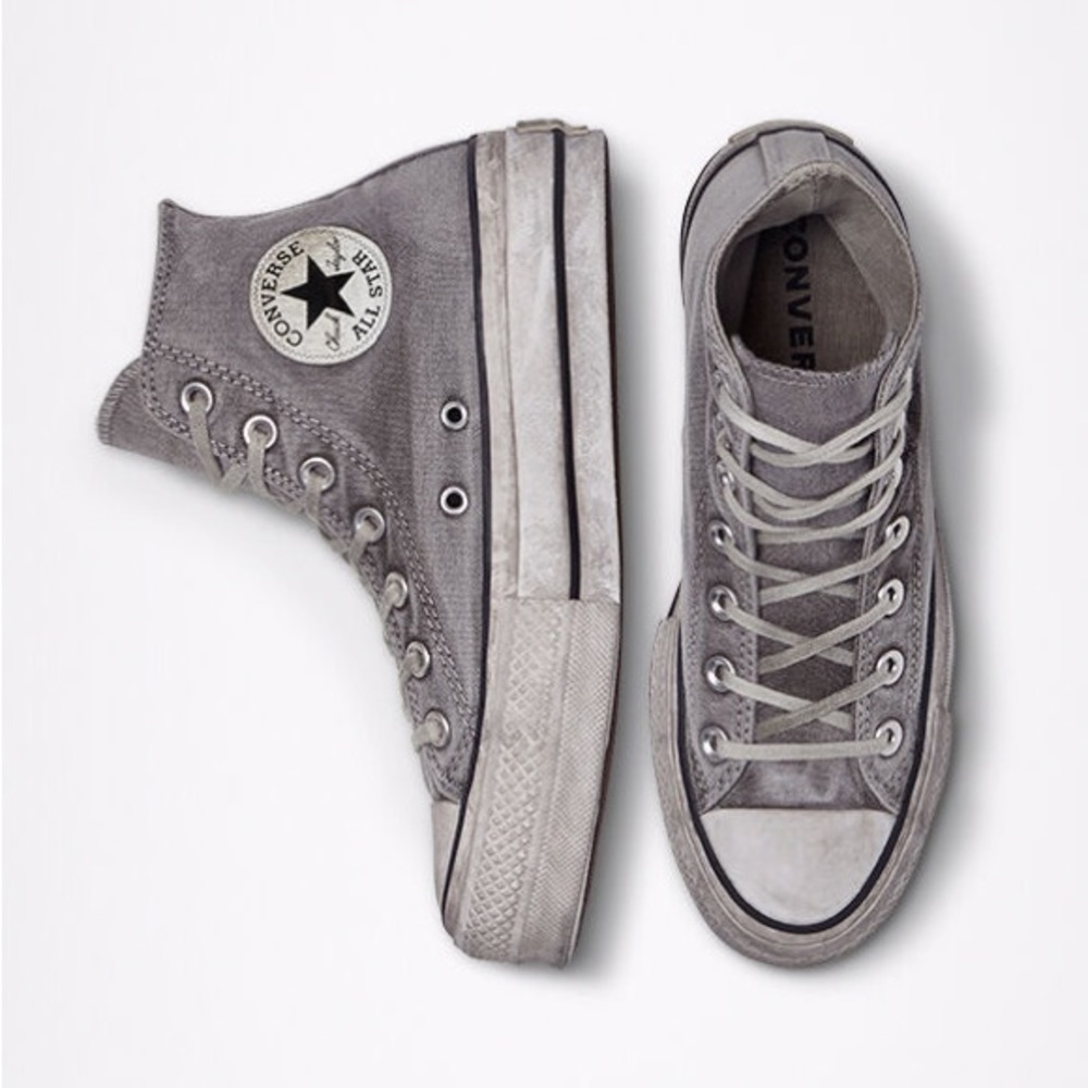 Converse Chuck Taylor All Star Lift Smoked Canvas High Top - Picture 3 of 7